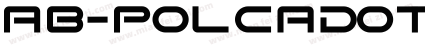 AB-polcadot Regular字体转换